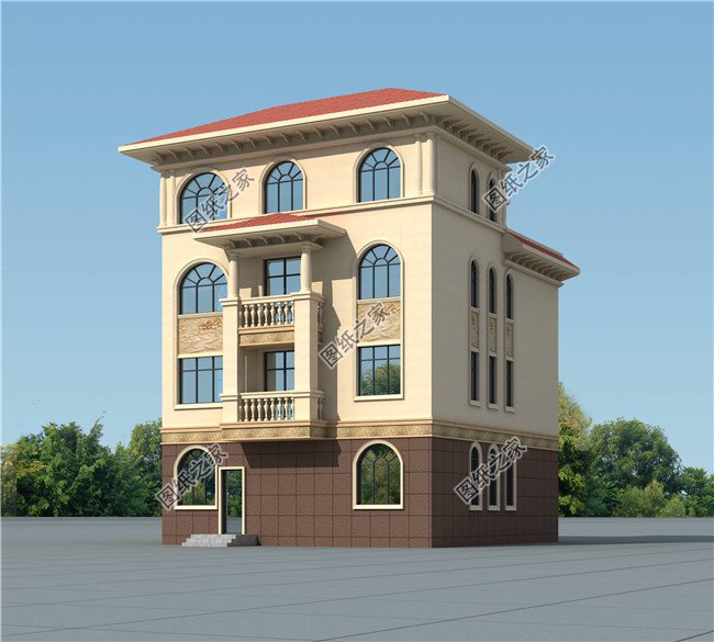 12X14米四层农村自建别墅设计图,功能设计丰富齐全