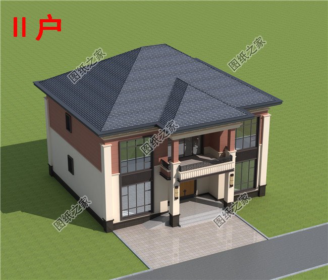 农村超级好看的现代风格两层小楼图,清新优雅