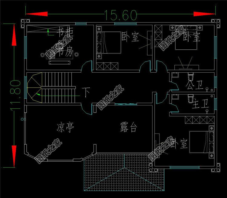 四层农村房子四层设计图