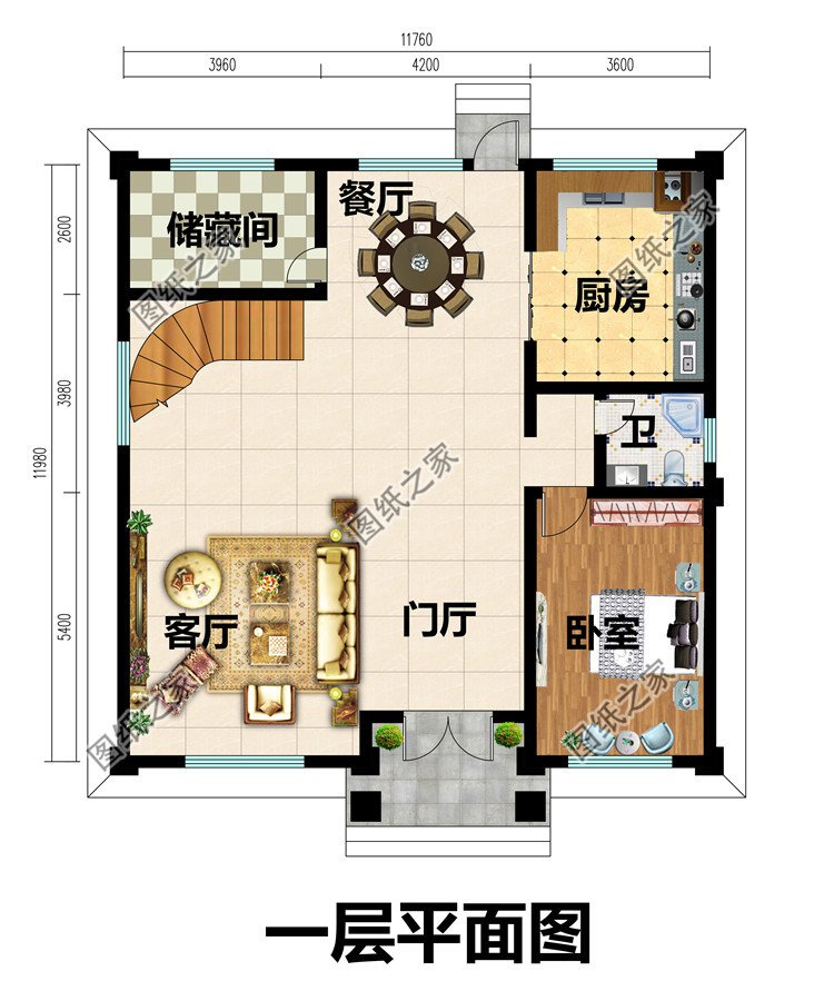 农村大气四层楼房图片