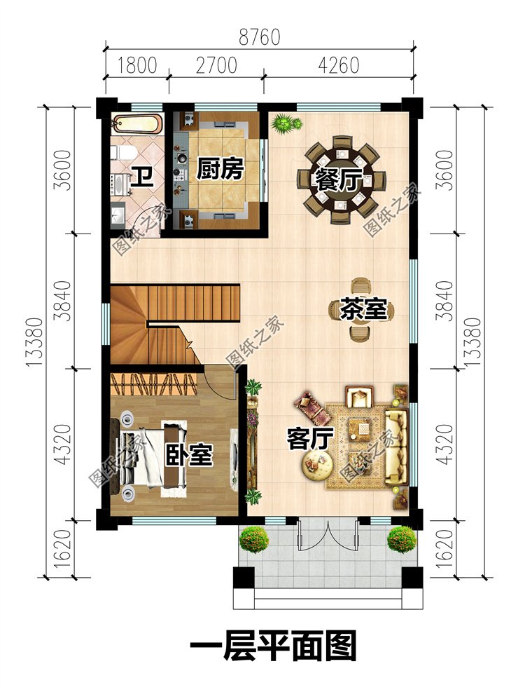 农村两开间农村别墅2