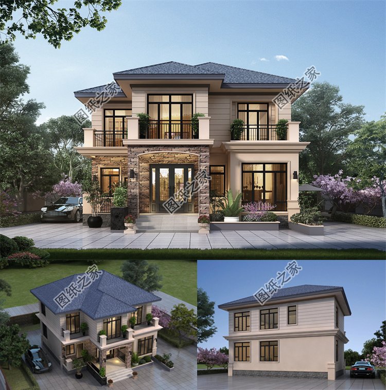 经典美式二层小别墅1