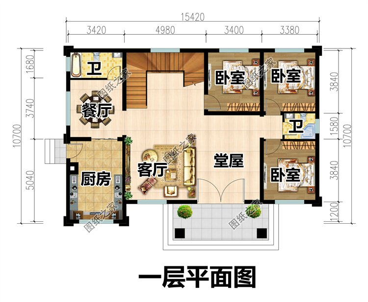 四开间二层别墅2