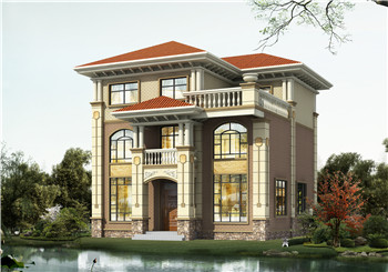 农村三层房屋设计图纸,三层农村住宅设计效果图,11米*10米