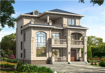 好看的三层楼别墅图片及全套建筑施工设计图纸