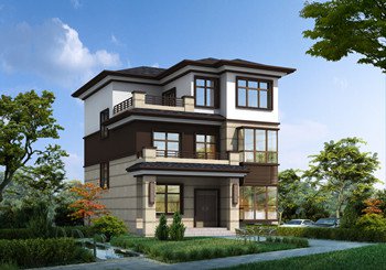 小开间三层新中式小别墅设计图,外观图优雅大气,让人心动!