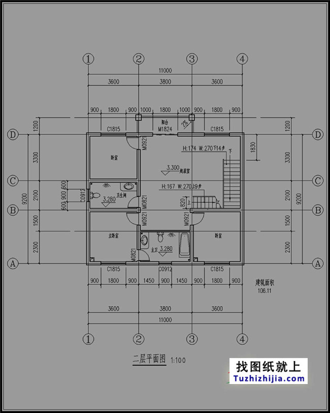 最新三层农村别墅设计图纸