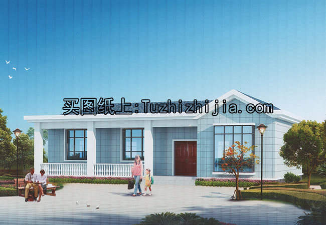 一层乡村自建别墅设计方案推荐,含外观图片