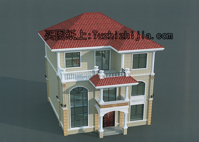 三层三间别墅设计图方案,含外观图片,自建推荐