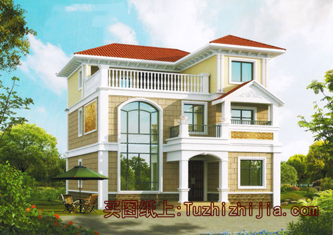农村三层楼房设计图及效果图,复式砖混结构