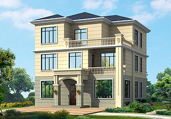 12x12农村三层别墅设计图,自建房屋推荐户型