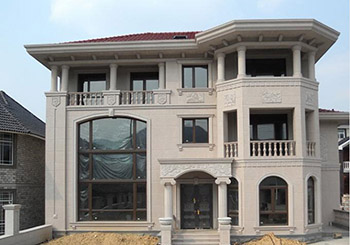 造价40万内三层别墅房屋设计方案,设计图+外观效果图