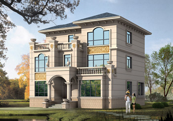 新农村三层小别墅设计图纸,占地160平左右,好看不贵