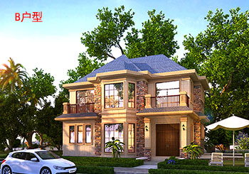 110平左右农村复式二层小楼设计图,外观非常受欢迎