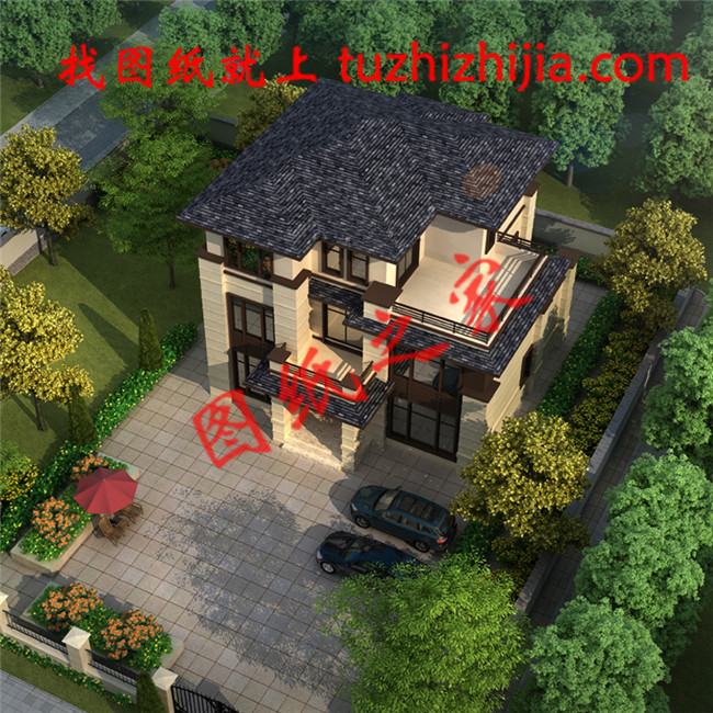 新中式复式三层别墅设计图纸,最美的新中式别墅