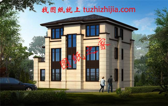 新中式复式三层别墅设计图纸,最美的新中式别墅