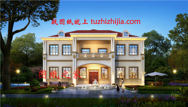 简简单单农村别墅二层三间的房子,好看实惠