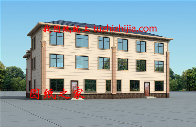 自建三层双拼别墅户型图,完美的户型就是它