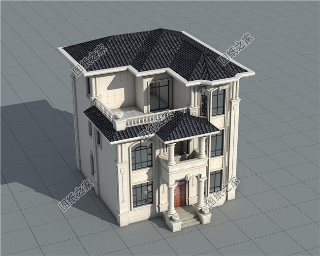 最新农村三层别墅设计图纸及效果图大全,高级欧式风