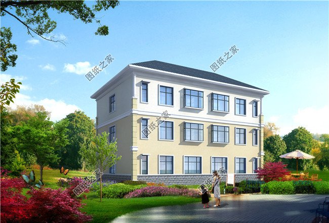 190平方米新农村双拼别墅全套设计方案及效果图