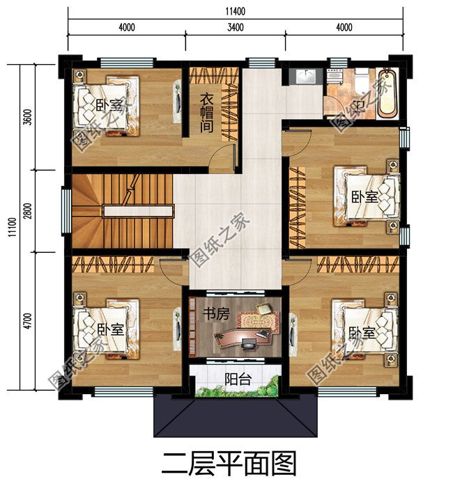130平新农村三层房屋设计图纸,预算30万以内,盖房推荐