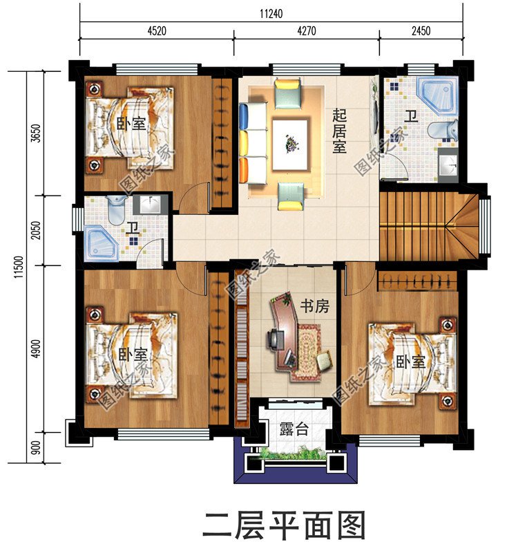 人气颇高的三层新中式别墅方案,五种户型,五种尺寸