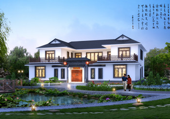 乡村最美四合院设计图及外观效果图片,国人的理想住宅