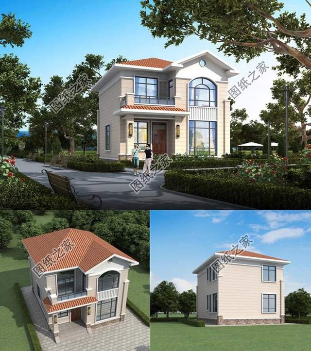 农村建房掀起新浪潮，下面三款别墅图纸，总有一款适合你_盖房知识_图纸之家