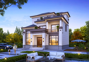 120多平米三层农村别墅设计图,把实用做到极致,造价适中