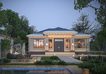 网红农村一层小别墅设计图,建一层的必看