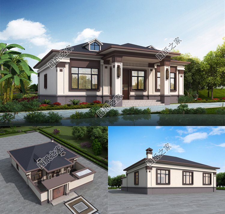 一层平房小院设计图