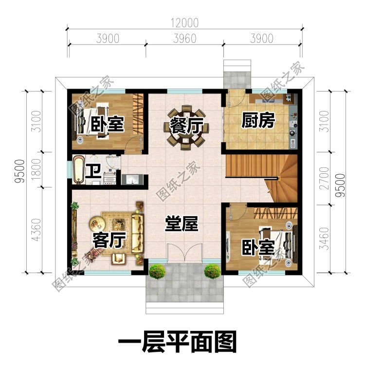 流行款!二层官帽房别墅设计图,寓意升官发财添贵气,大气与文化底蕴共存!